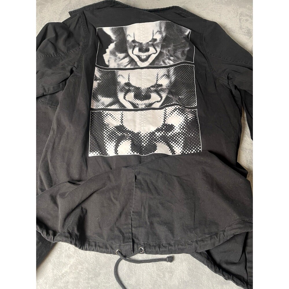 IT Chapter 2 Pennywise womens sz L blk jacket #goth #emo #grundge Retail $49.90